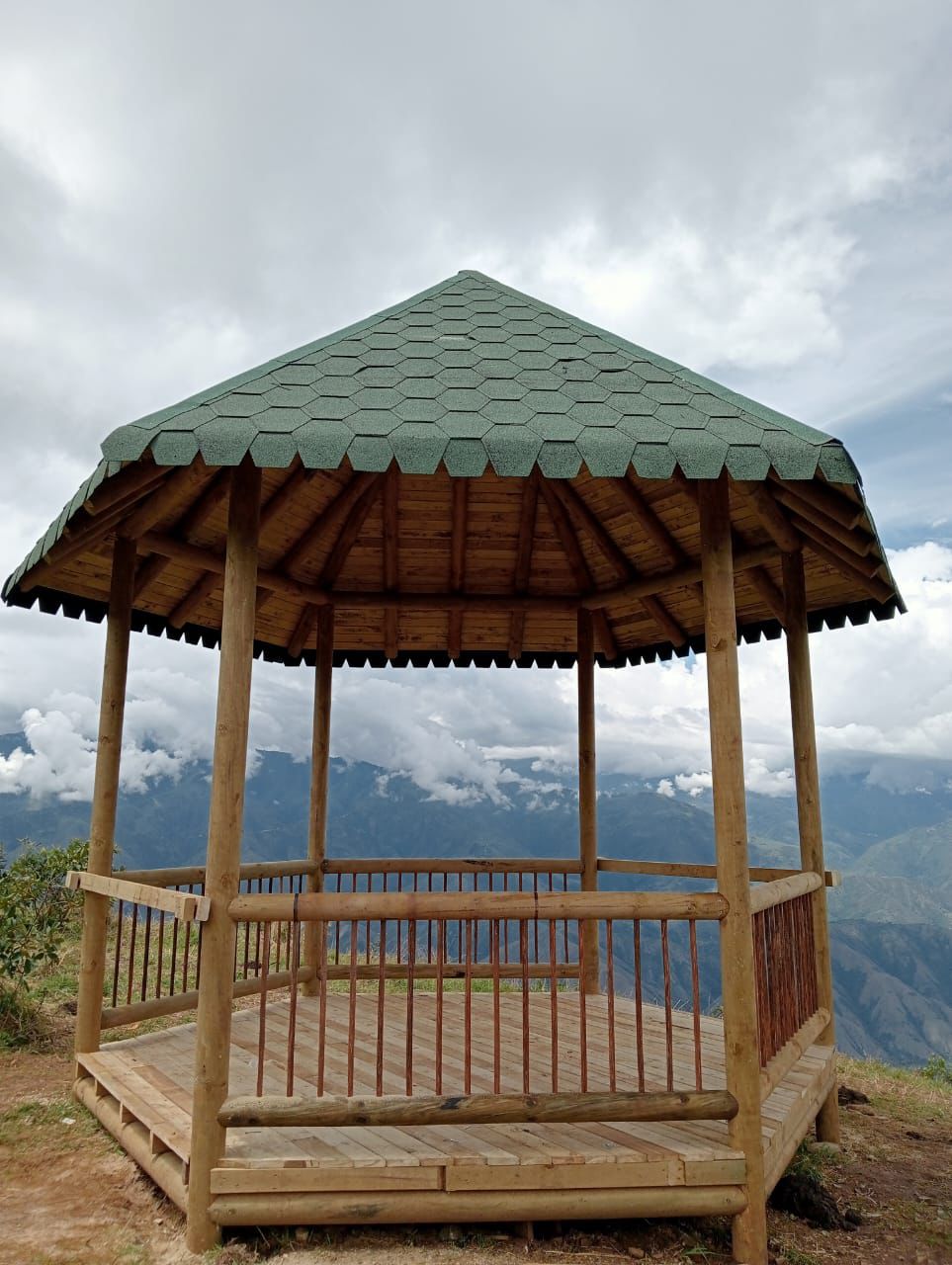 Teja shingle hex verde3